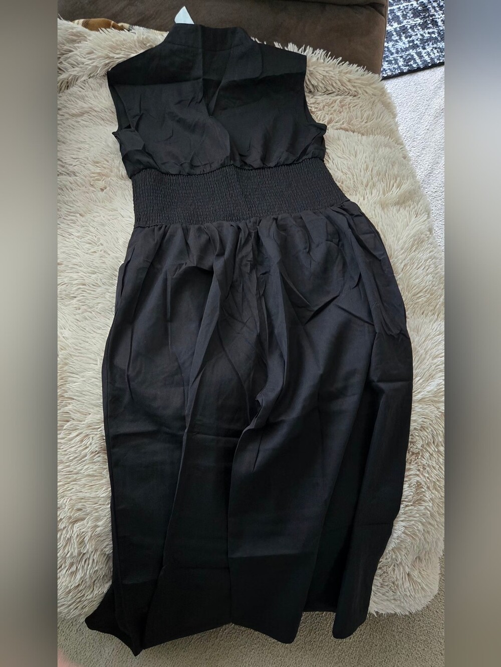Cicy Bell V Neck Casual Dressy Jumpsuit #1308 - Picture 4 of 7